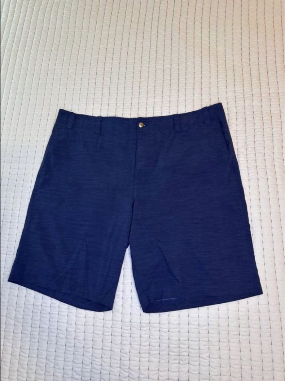 Callaway Navy Herringbone Golf Shorts Men’s Waist 40
